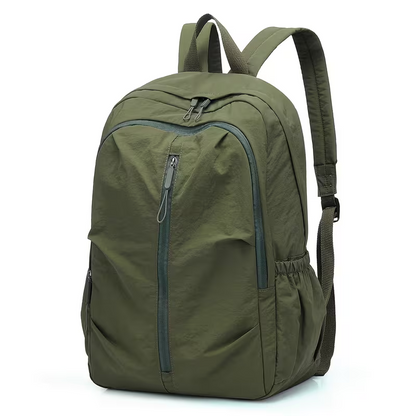 Premium Herren Oxford Rucksack 15,6 Zoll Schwarz | Leicht & Minimalistisch für Büro, Pendeln & Reise