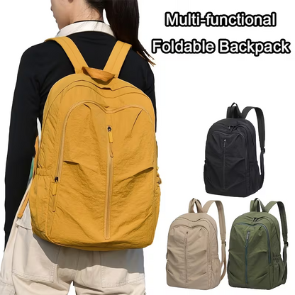 Premium Herren Oxford Rucksack 15,6 Zoll Schwarz | Leicht & Minimalistisch für Büro, Pendeln & Reise