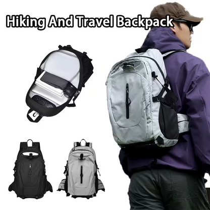 Premium Herren Wanderrucksack | Große Kapazität, Leichtes Nylon & Multi-Taschen für Outdoor & Camping
