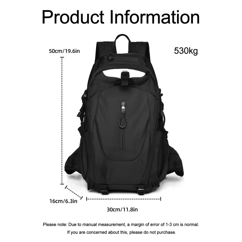 Premium Herren Wanderrucksack | Große Kapazität, Leichtes Nylon & Multi-Taschen für Outdoor & Camping