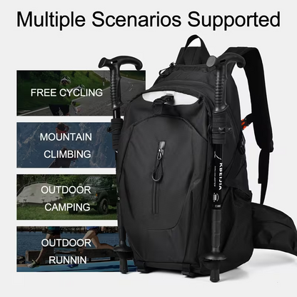 Premium Herren Wanderrucksack | Große Kapazität, Leichtes Nylon & Multi-Taschen für Outdoor & Camping
