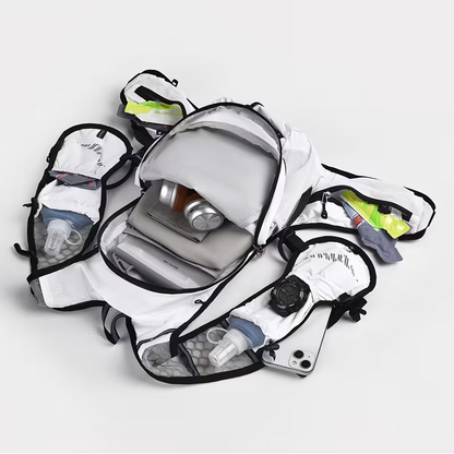 Großer Unisex Wander- & Fahrradrucksack | Leicht, Robust & mit Trekkingstock-Halterung