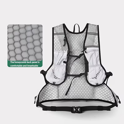 Großer Unisex Wander- & Fahrradrucksack | Leicht, Robust & mit Trekkingstock-Halterung