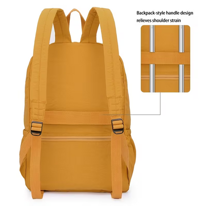 Premium Herren Oxford Rucksack 15,6 Zoll Schwarz | Leicht & Minimalistisch für Büro, Pendeln & Reise
